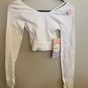 cropped long sleeve